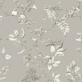 Laura Ashley Elderwood Behang - Planten - 10mx52cm - Grijs