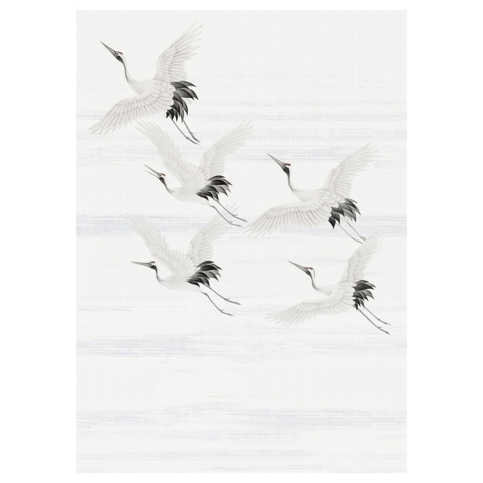 Art for the Home Kraanvogels Fotobehang 280x200 cm