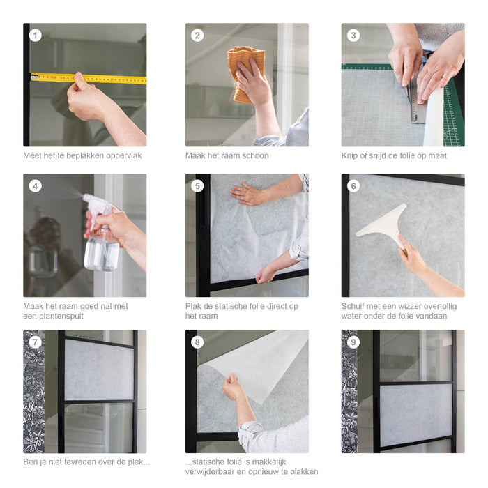 d-c-fix Arcos Raamfolie - 45x150cm - Melkglas - Patroon - Statisch