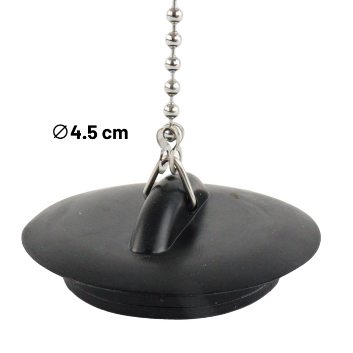 Orange85 Gootsteenstop Met Ketting 4.5 cm Afvoerstop  Universeel  K...