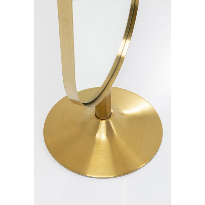 Kare Design Curve Staande Ovale Spiegel - B40 X H170 Cm - Goud