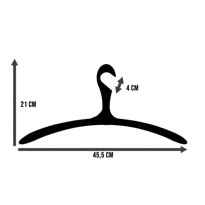 SPINDER DESIGN ARX Kledinghangers (set van 5) - Wit