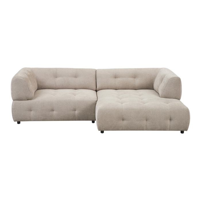 Stofstaal by fonQ Padded - Stretch - Oblique - Beige
