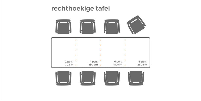 Functionals Lloyd Outdoor tuintafel 230x80 parallel