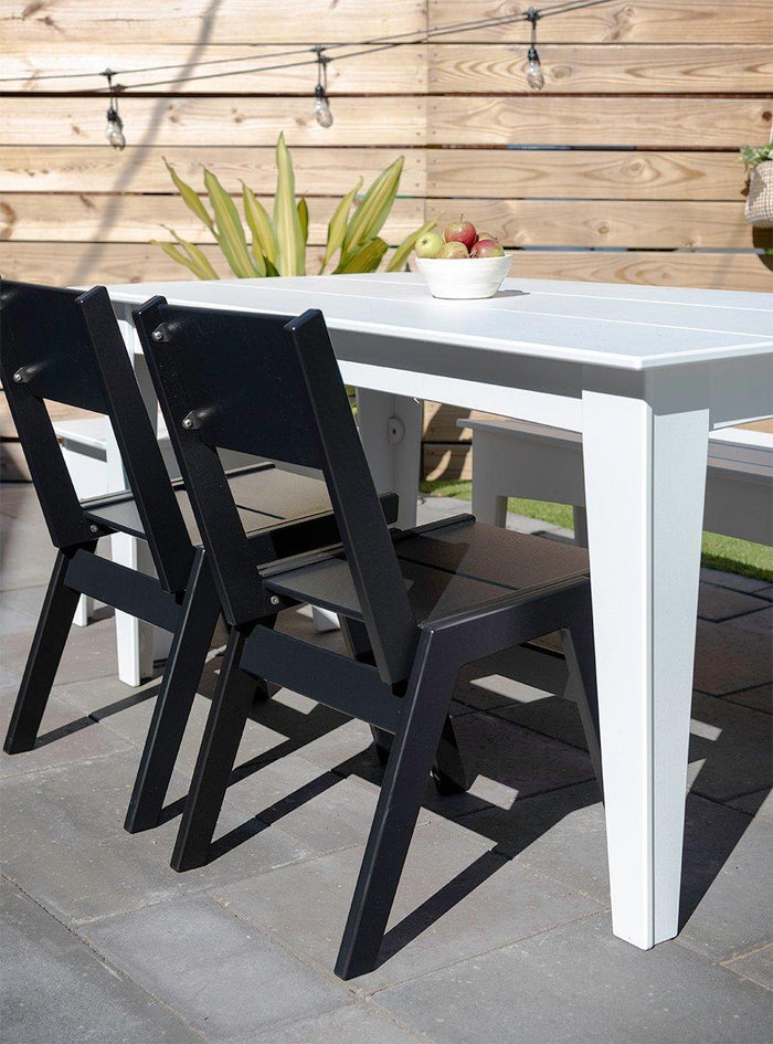 Loll Designs Alfresco tuinstoel solid back Black