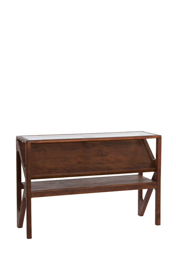 Light & Living - Bijzettafel YUKI - 119x41cm - Bruin