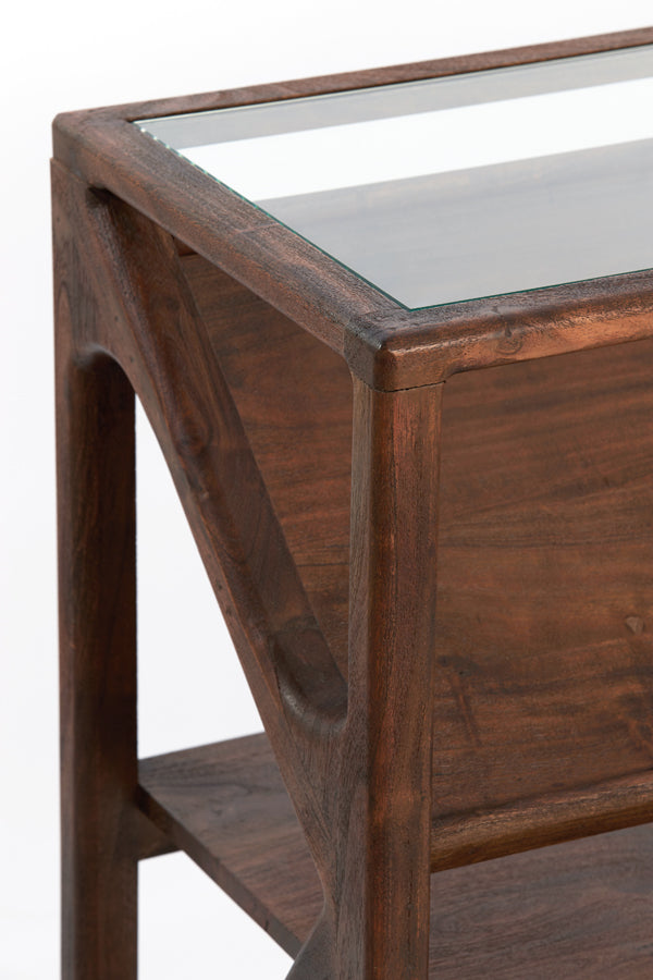 Light & Living - Bijzettafel YUKI - 119x41cm - Bruin