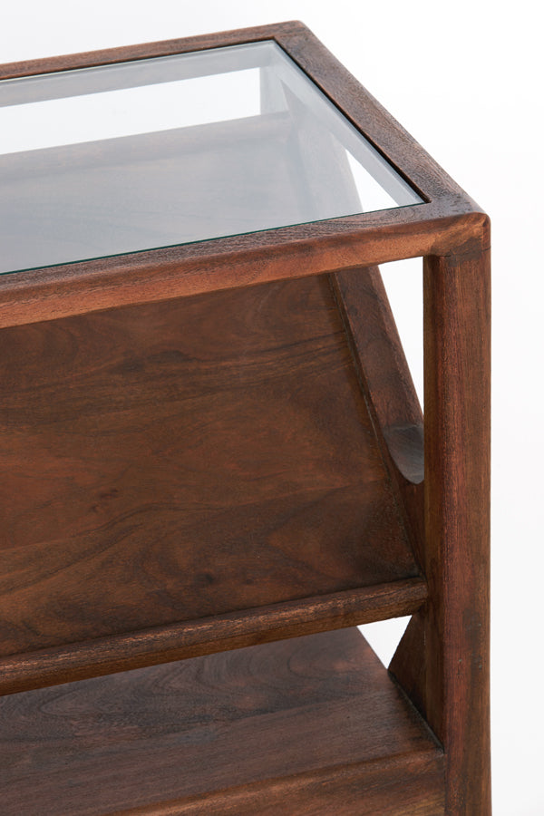 Light & Living - Bijzettafel YUKI - 119x41cm - Bruin