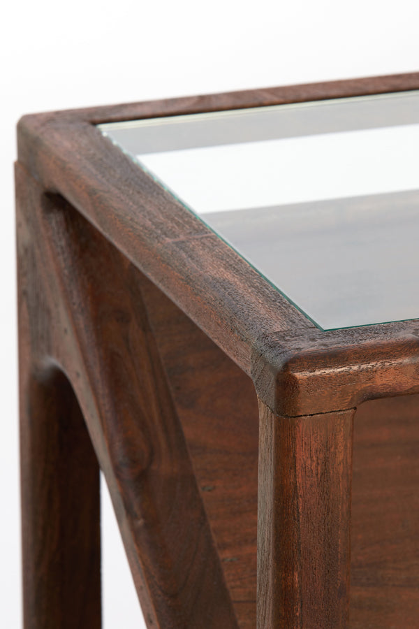 Light & Living - Bijzettafel YUKI - 119x41cm - Bruin