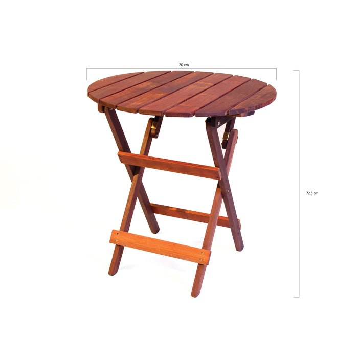 Ronde inklapbare tuintafel Olivier 70 cm