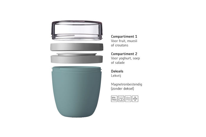 Lunchpot Ellipse - Vivid blue