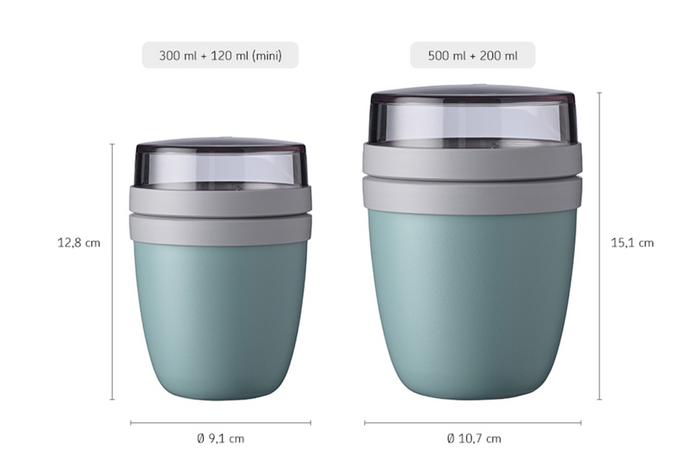 Lunchpot Ellipse - Vivid blue