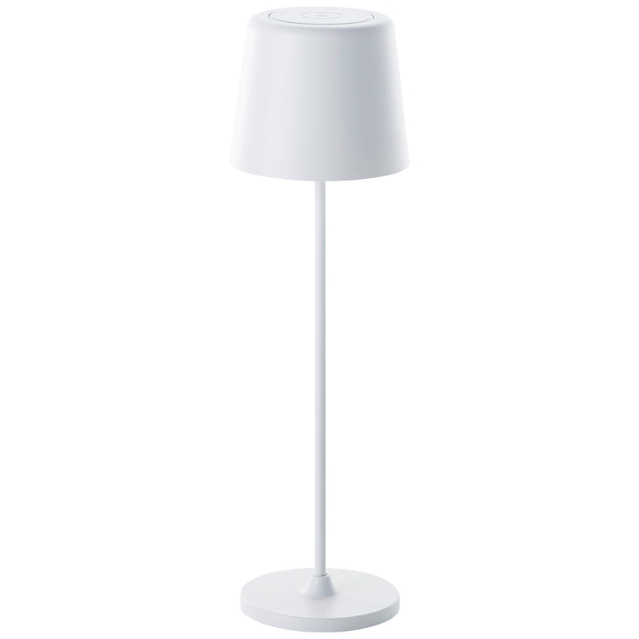 Brilliant Kaami Tafellamp - Ø 10 cm - Wit