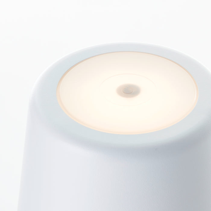 Brilliant Kaami Tafellamp - Ø 10 cm - Wit