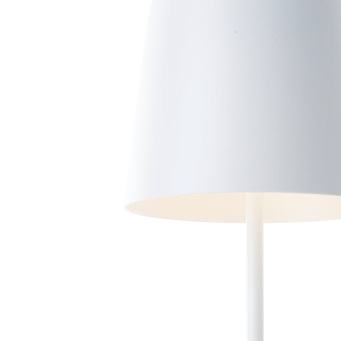 Brilliant Kaami Tafellamp - Ø 10 cm - Wit