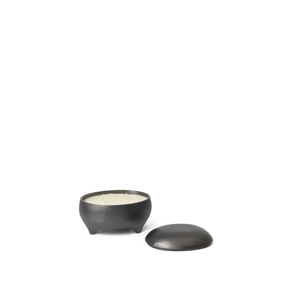 ferm LIVING Evoke Kaars Twin - Blackened Aluminium