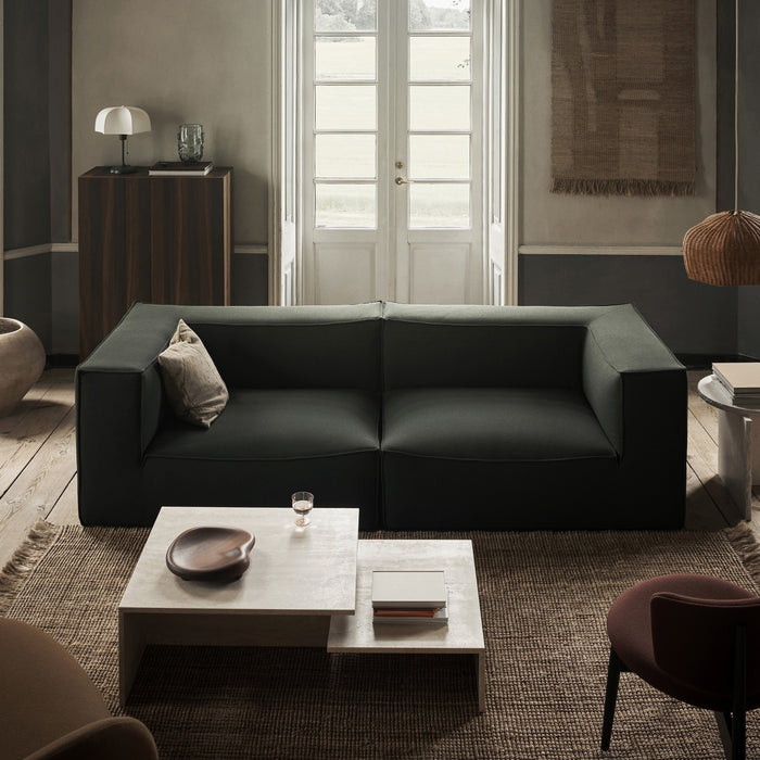 ferm LIVING Distinct Grande Duo Salontafel - Travertine