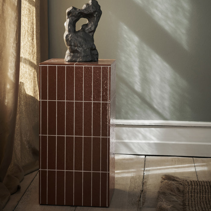ferm LIVING Pillar Bijzettafel - Bruin