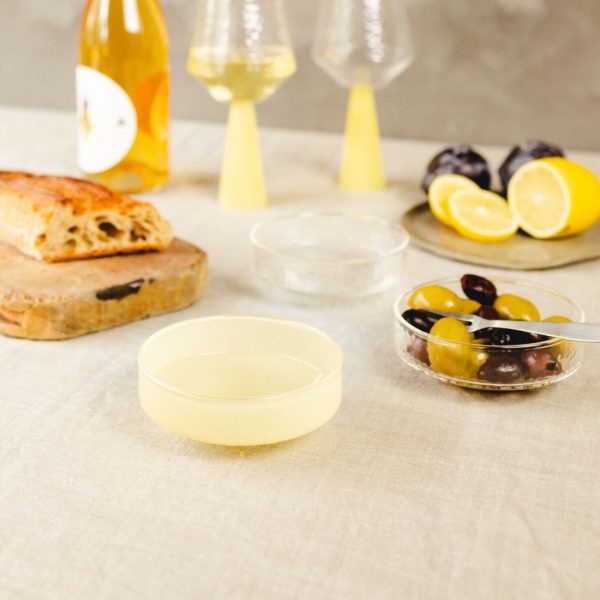 Brût Homeware, Schaaltjes Claude, helder | geel topaas, set van 4