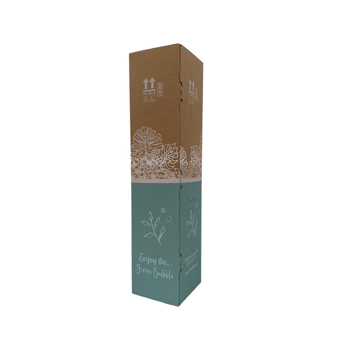 Kerst - Pinus Pinea 'Silver Crest' + elho Vibes Fold groen - 50 cm