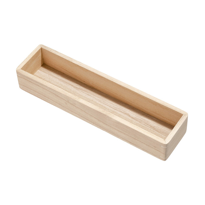 Lade Organizer, 7.6 x 7.6 x 5 cm, Paulownia Hout, Beige - iDesign | Th