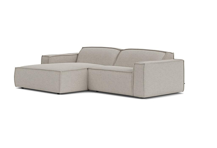 FÉST Edge bank met longchair links Alpine 01 natural