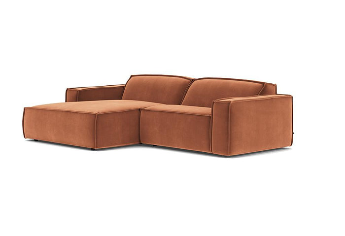 FÉST Edge bank met longchair links Alpine 01 natural