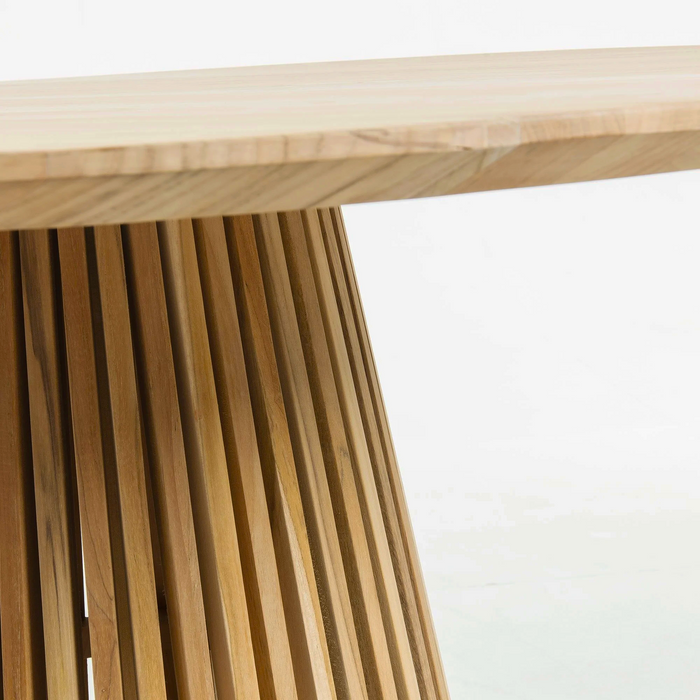 Kave Home Jeanette Eettafel - Ø 120 cm - Naturel