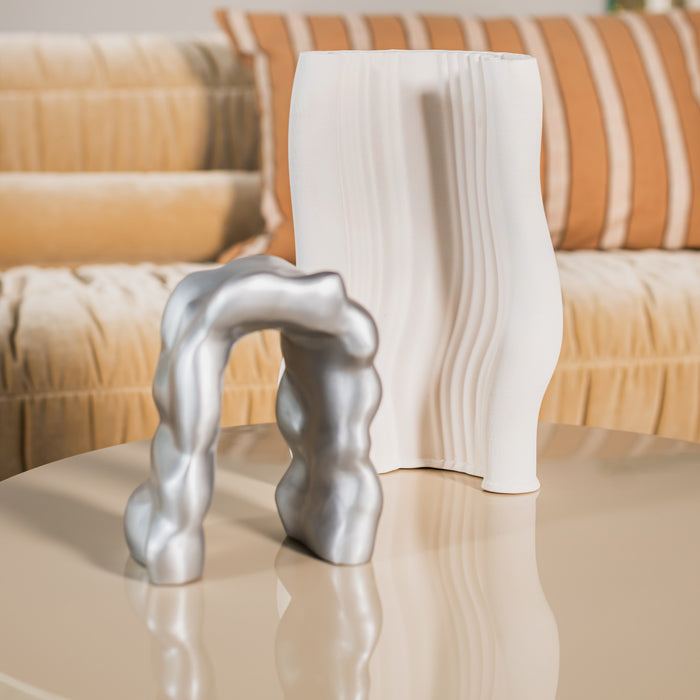 ferm LIVING Moire Vaas - L