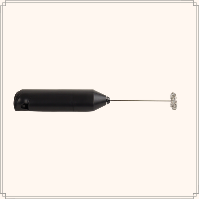 OTIX Melkopschuimer Elektrisch Handmatig Zwart 3,5x2,7x22,4cm Staal