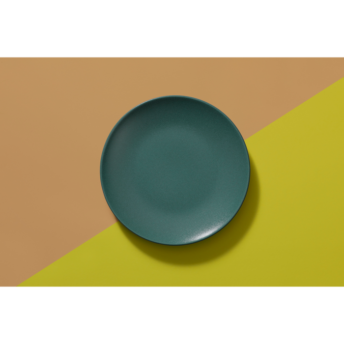 Mammoet Bord Spirit 27.5 cm Groen Stoneware 2 stuks