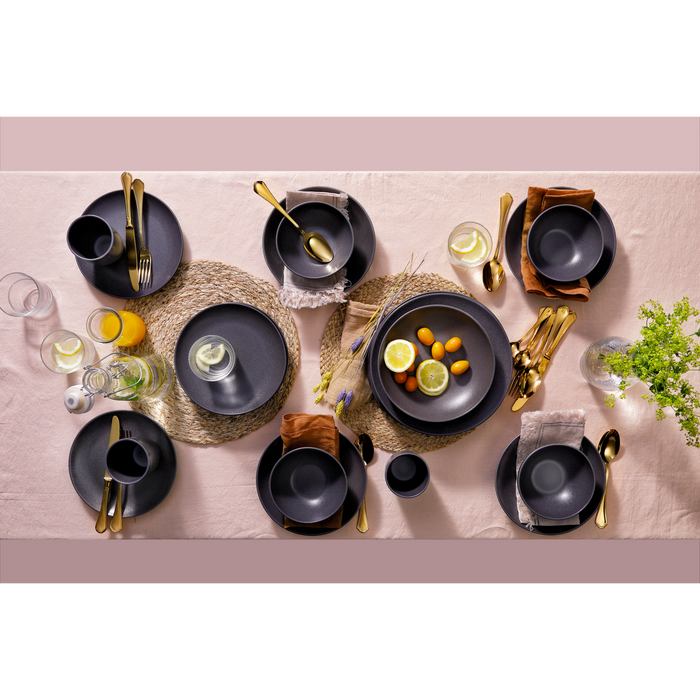 Mammoet Serviesset Spirit Stoneware 6-persoons 30-delig Grijs