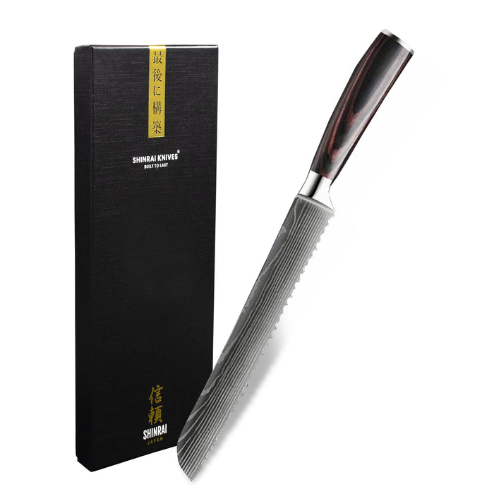 Shinrai Japan - Japanse Damascus Print - Broodmes 20 cm