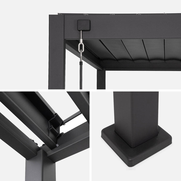 sweeek - Bioklimatische pergola, triomphe, 300x300cm