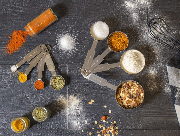 Cookinglife Maatlepels|Maatschepjes - RVS - 8-Delig