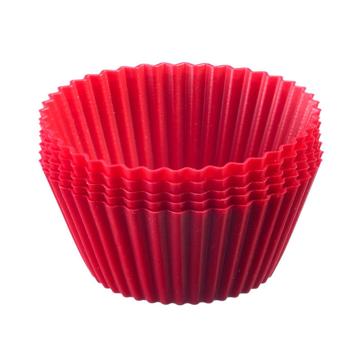 Westmark Muffinvormen Siliconen Rood ø 7 cm - 6 stuks