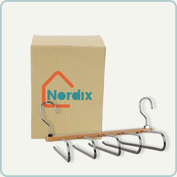 Nordix Kledinghangers Broekhanger Broekenhanger Ruimtebesparend 5 D...