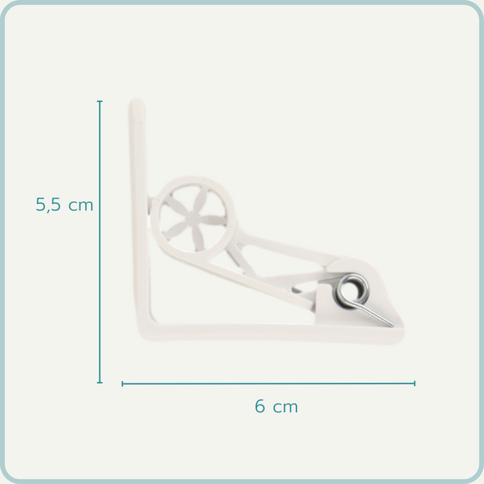 Nordix Tafelkleed Klemmen Clips Tafelklem Tuinartikelen 8 Stuks Wit