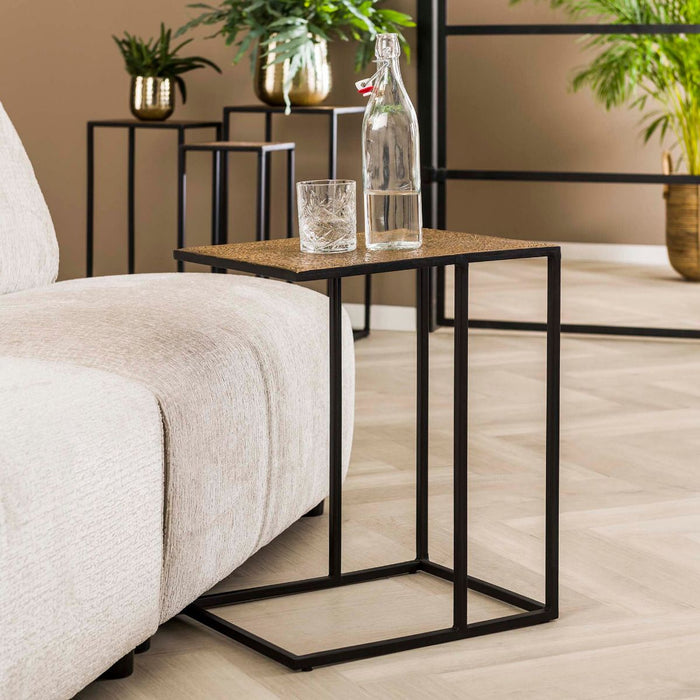 Fraaai Inez laptoptafel brons antiek