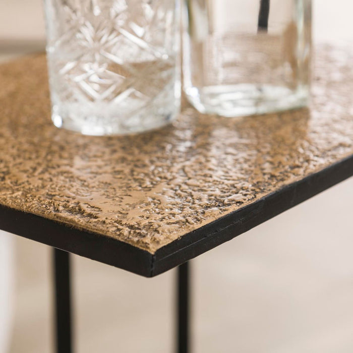 Fraaai Inez laptoptafel brons antiek