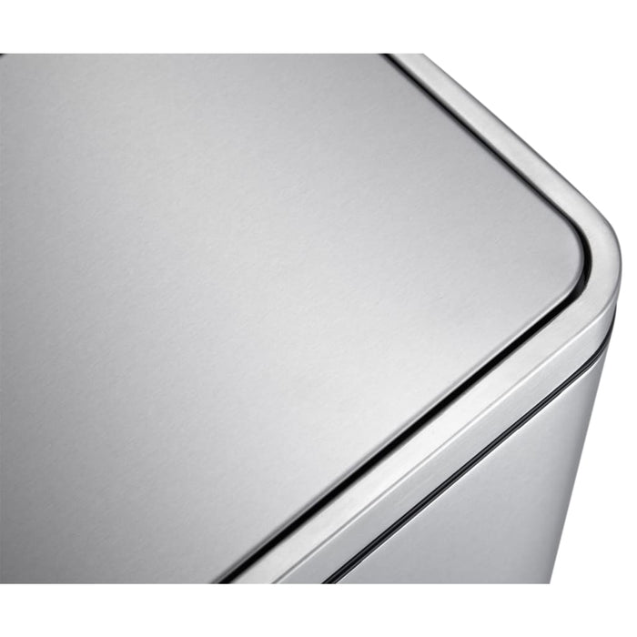 EKO Pedaalemmer X-Cube 2x20 L matzilverkleurig