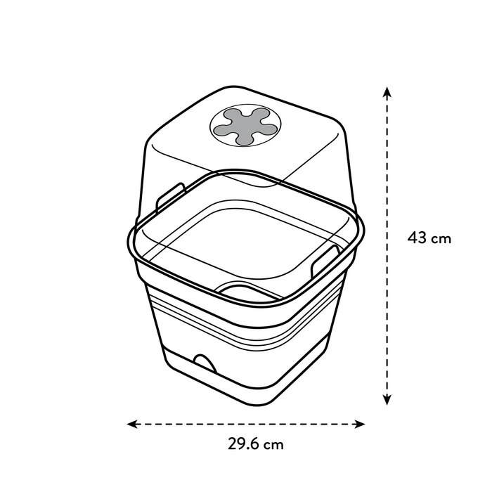 elho Green Basics Kweekpot B 30 x D 30 cm - Groen