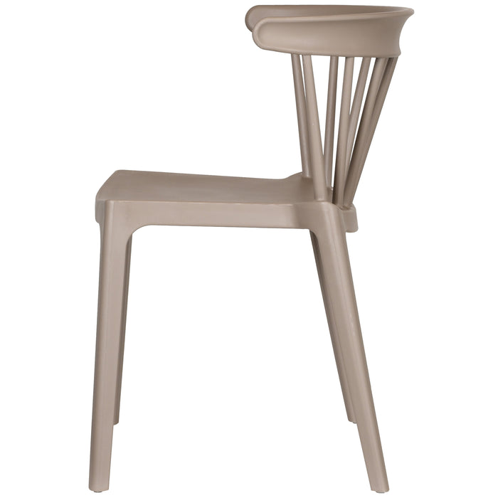 Woood Bliss Spijlenstoel - Taupe