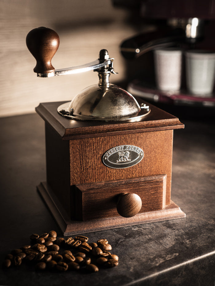 Peugeot Nostalgie koffiemolen 15 cm - beuken - instelbare maalgraad