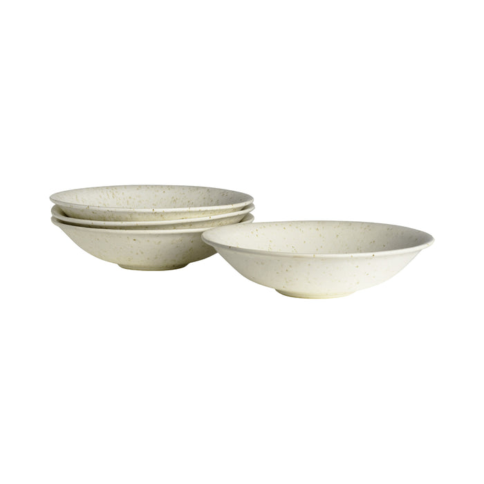 by fonQ Mixed Ceramics Pastaborden 4st. - Ø 22 cm - Crème