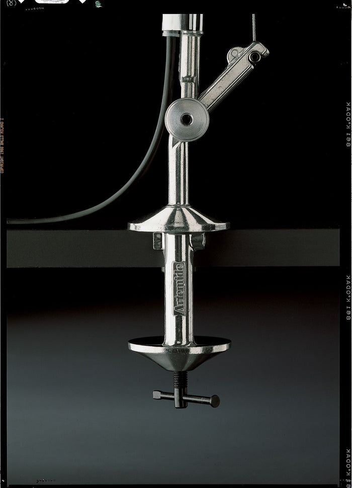 Tolomeo Mega klemlamp retrofit met dimmer 36cm perkament