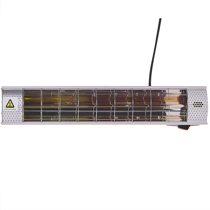 Beliani - BROMO - Terrasverwarmer - Zilver - Aluminium