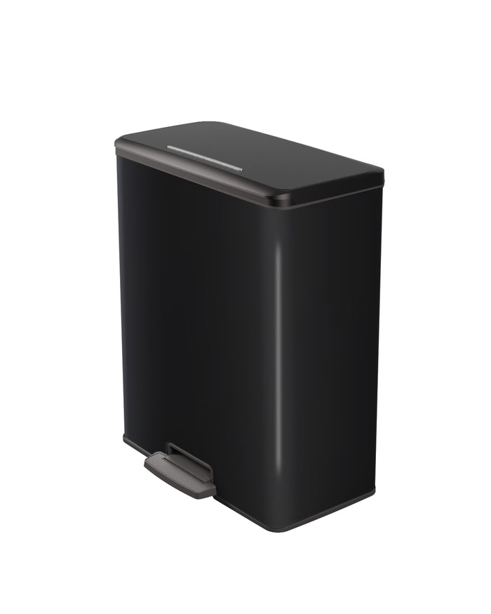 Curver Decobin Prullenbak - 65L - Rechthoekig - Zwart