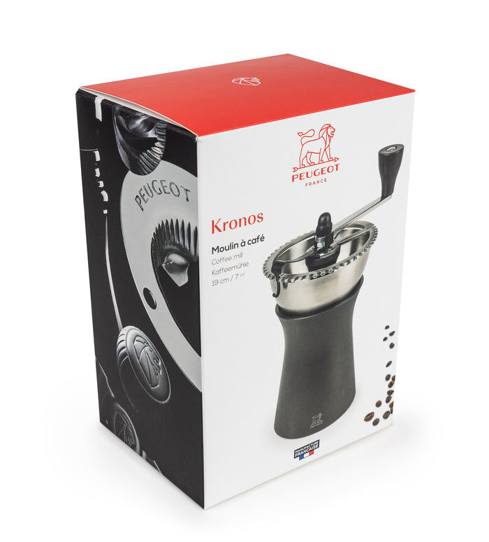 Peugeot Kronos koffiemolen 19 cm - Zwart - 43 maalstanden