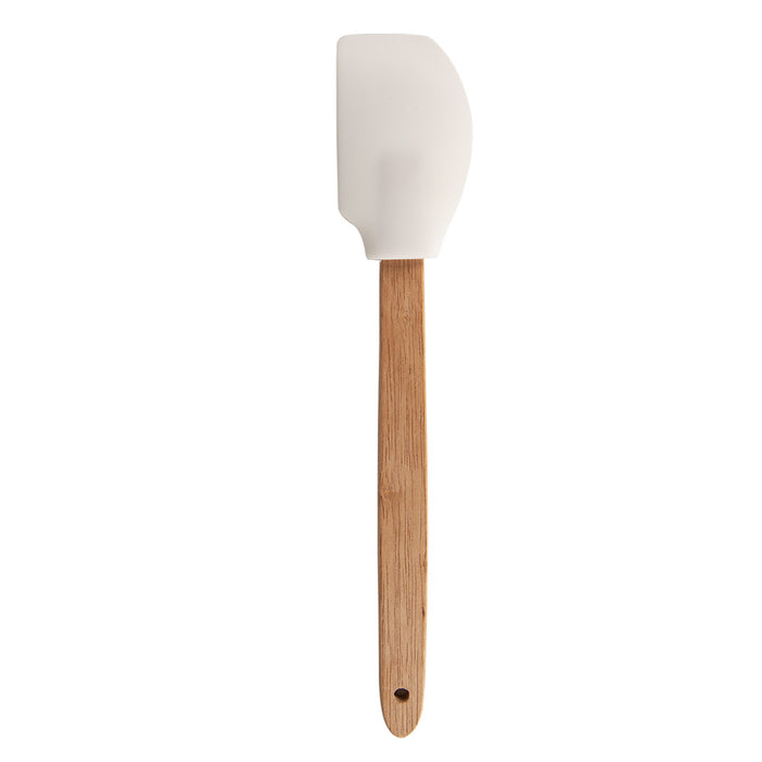 Clayre & Eef Spatel  26x6 cm Wit Roze Siliconen Bloemen